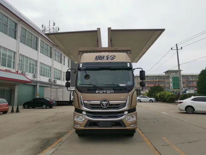 快递物流用福田大单桥9米6展翼货车北京店平博 PINNACLE平博(图4)